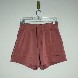 Varley High Waist Shorts in Rosewood